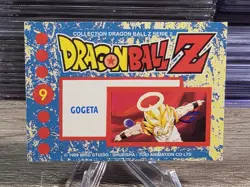 Dragon Ball Z DBZ 1989 Trading Card Bird Studio Series 2 Holo Prism #9 Gogeta - Image 2