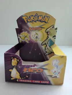 Pokemon Neo Destiny EMPTY Booster Box Opened No Cards - Image 1