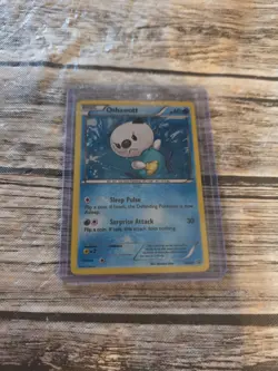 Oshawott BW08 Holo Rare Black & White Black Star Promo Pokemon Card - Image 1