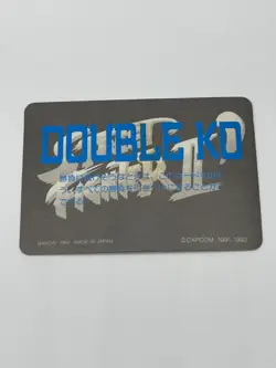 Street Fighter 2 No,26 GUILE VS GUILE Carddass Super Famicom CAPCOM Game Card - Image 4