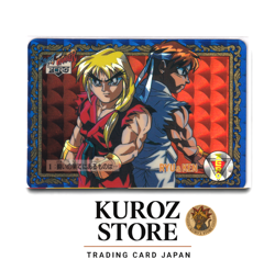 Street Fighter ZERO No,1 RYU & KEN Carddass Super Famicom CAPCOM Game Card - Image 1
