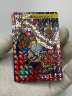 Street Fighter No,25 M. Bison Vega Carddass Super Famicom CAPCOM Game Card 1994 - Image 2