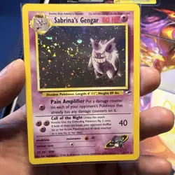 Sabrina’s Gengar Swirl Gengar Fossil First 1 Edition Gengar Tag Pokemon Card Lot - Image 4