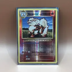 Pokemon TCG Arcanine XY Evolutions Reverse Holo Rare Card 18/108 - Image 1