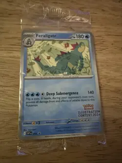 Pokemon Day 2024 Illustration Contest 3 Card Set Feraligatr, Pikachu, Toxtricity - Image 1