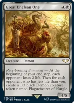 Great Unclean One (Surge Foil) -Foil Light Play MTG - Image 1