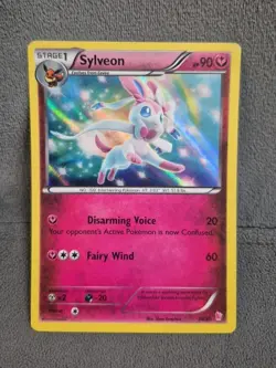 Pokemon TCG Sylveon Trainer Kit XY Holo Rare Card 30/30 MP Condition - Image 1