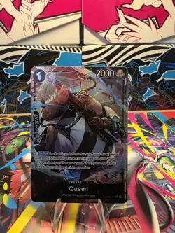 Queen (Parallel) OP08-080 Alt. Art Foil Rare Two Legends One Piece Card Game - Image 1