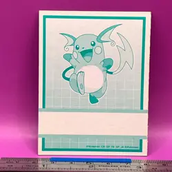Raichu Pokemon Playing Card Carta Diamond and Pearl Nintendo TCG Japanese #718 - Image 3