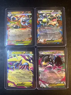 2025 Pokemon Mega Evolution EX Card Lot (4) Full Art Rare - Image 1