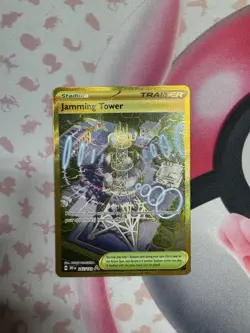 Pokemon TCG Trainer Jamming Tower Card 243/182 Destined Rivals - Image 1