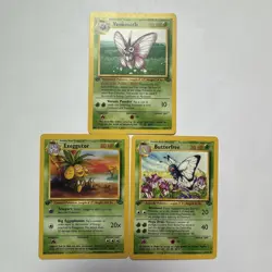 Pokemon TCG Jungle 1st Edition LP Venomoth - Butterfree - Exeggutor - 3 Card Lot - Image 1