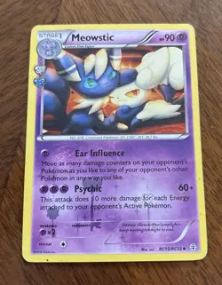 Meowstic RC15/RC32 2016 Generations Radiant Collection Pokemon Card Holo - Lp - Image 1