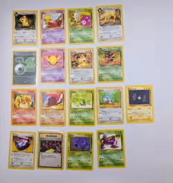 Lot Of 17 Vintage WOTC Pokemon Team Rocket Cards MP - Image 1