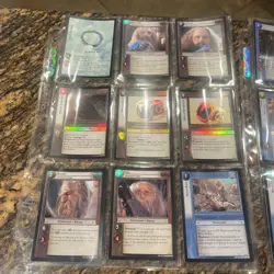 LOTR TCG Lord Of The Rings Reflections Foil Card Lot Of 54 Cards - Image 2