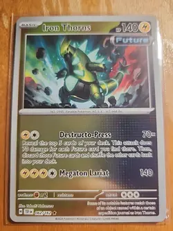 Pokemon Card Single Thorns 061/162 Temporal Forces Build & Battle Rare TCG - Image 1