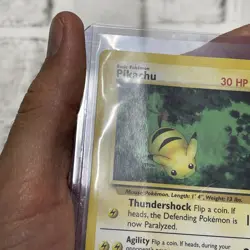 Pokemon Pikachu 27 WOTC Promos Black Star Promo Pokemon Card MP Vintage TCG Vtg - Image 3