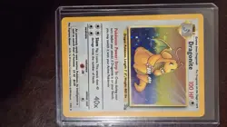 Pokemon TCG Dragonite Fossil Unlimited Holo Rare Card 4/62 LP Condition - Image 1