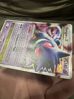 Gengar LV.X 97/99 Platinum Arceus Holo Ultra Rare Pokemon Card DMG - Image 3