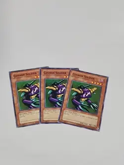 Yugioh 3x Cannon Soldier Common Retro Pack Reprint Playset Card RP01-EN041 - Image 1