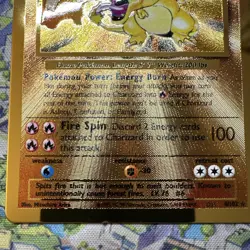 Pokemon Celebrations Gold Metal Charizard & Pikachu Cards 25th Anniversary Read - Image 3