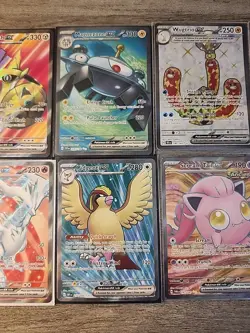 Lot of 9 Full Art Pokemon Cards Near Mint NM No Duplicates - Image 3