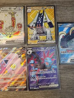 Lot of 9 Full Art Pokemon Cards Near Mint NM No Duplicates - Image 5