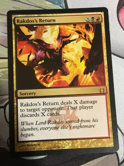 C5118 MAGIC MTG RETURN TO RAVNICA RAKDOS'S RETURN #188 MYTHIC MP - Image 1