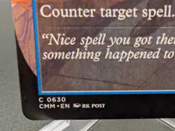Counterspell (Borderless) Commander Masters Regular - Image 2