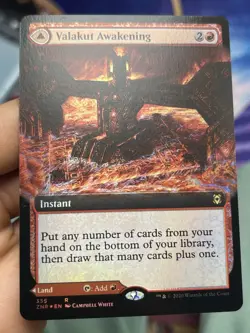 Extended Art Foil • Valakut Awakening • Zendikar Rising • NM • Mtg (2180) - Image 1