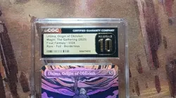 MTG Ultima Origin of Oblivion #324 Borderless Foil Final Fantasy CGC Pristine 10 - Image 2