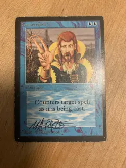 Beta Counterspell Mark Poole Signed HP - Image 1
