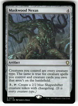Maskwood Nexus 279 NM MTG Commander: Bloomburrow Magic - Image 1