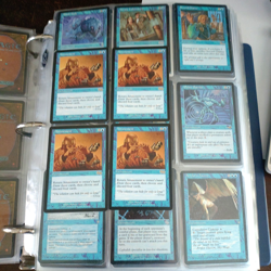 Vintage Blue Spells Binder RHYSTIC STUDY MISDIRECTION MTG Magic Gathering - Image 2