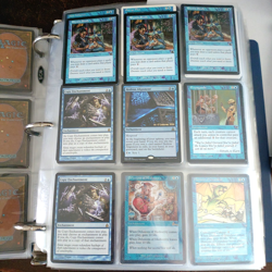 Vintage Blue Spells Binder RHYSTIC STUDY MISDIRECTION MTG Magic Gathering - Image 3