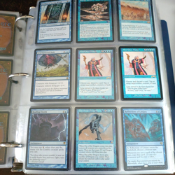Vintage Blue Spells Binder RHYSTIC STUDY MISDIRECTION MTG Magic Gathering - Image 4