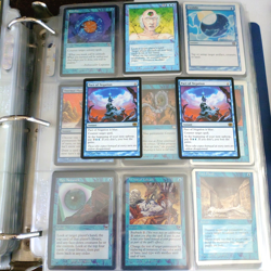 Vintage Blue Spells Binder RHYSTIC STUDY MISDIRECTION MTG Magic Gathering - Image 5
