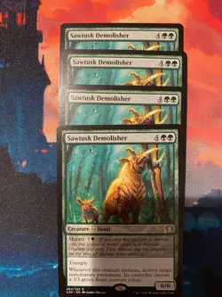 MTG Commander 2020 Sawtusk Demolisher x 4 - Image 1