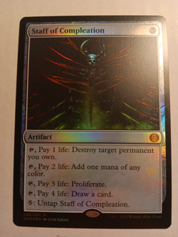 Staff of Compleation (Foil) Magic the Gathering/MTG: NM/MINT - Image 1