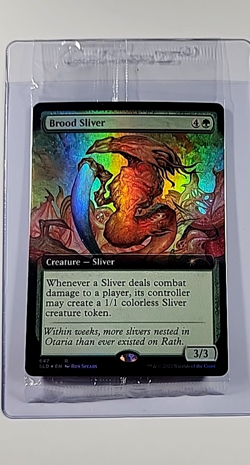 2022 MTG Magic the Gathering Secret Lair Drop Foil #647 Brood Sliver *Sealed* - Image 1