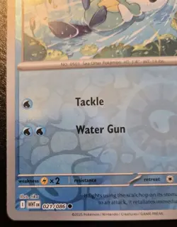 Oshawott 021/086 Reverse Holo Common Scarlet & Violet: White Flare Pokemon TCG - Image 4