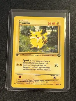 Pokemon Jungle Set 1st Edition Pikachu 60/64 NM-LP - Image 3