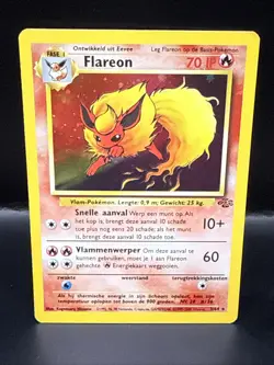 Pokemon Flareon Jungle 3/64 Holo Unlimited Holo Rare Dutch - Image 1