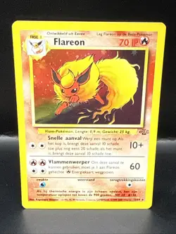 Pokemon Flareon Jungle 3/64 Holo Unlimited Holo Rare Dutch - Image 2