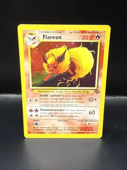 Pokemon Flareon Jungle 3/64 Holo Unlimited Holo Rare Dutch - Image 3