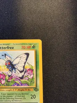 Butterfree Jungle 33/64 1st Edition Regular Uncommon LP-MP Vintage Pokemon Card - Image 3