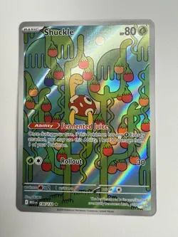 2025 Pokemon Mega Evolution 136/132 Shuckle Illustration Rare - Image 1
