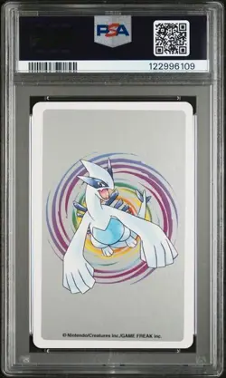 2000 POKEMON SILVER VERSION PLAYING CARDS #243 RAIKOU 10 OF SPADES - Image 2