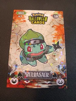 Pokemon 2025 DKV Collectoons Set Halloween Bulbasaur 19 Circle Holo Peru - Image 1