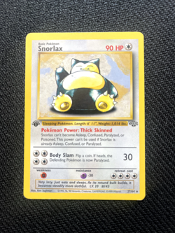 Pokemon TCG Snorlax 1st Edition Jungle 27/64 Unlimited Non-Holo Rare! - Image 1